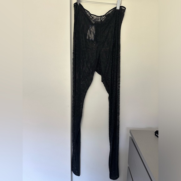 Mugler x H&M rhinestone tights pants - Picture 5 of 7